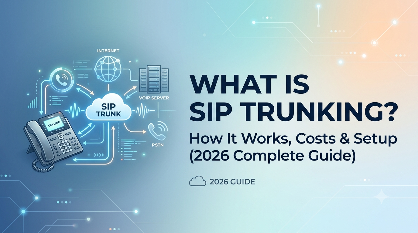 What Is SIP Trunking? How It Works, Costs & Setup (2026 Complete Guide)